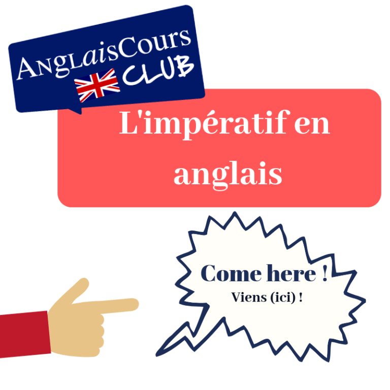 Construction de l'impératif en anglais.