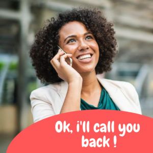 Phrasal verb - call back - rappeler.