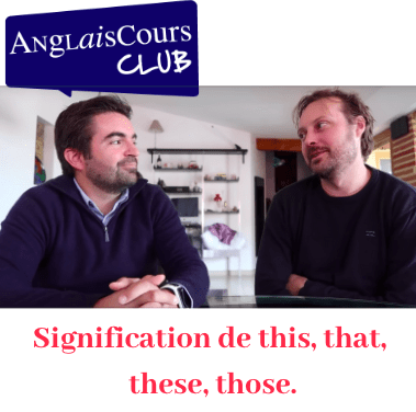 Leçon sur this, that, these, those