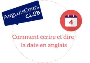 Comment écrire et dire la date en anglais.