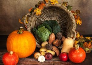 les citrouilles de thanksgiving