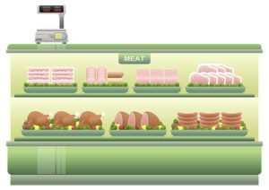 rayon boucherie supermarché