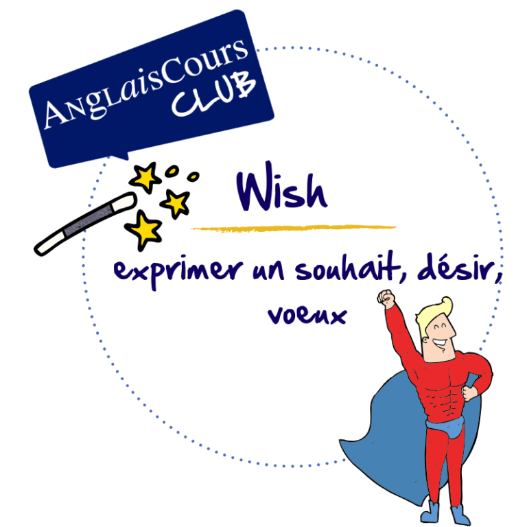 Wish, exprimer un voeux, un souhait, un désir en anglais.