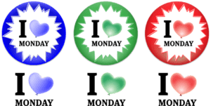 Une image avec la mention I love Monday