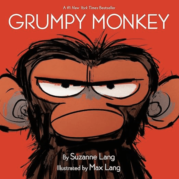 Image du livre "Grumpy Monkey" de Suzanne Lang - Conseils de lecture - 5 livres pour enfants ou débutants à lire en anglais cet été
