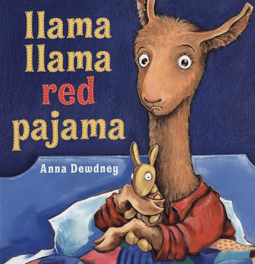 Image du livre "Llama Llama Red Pajama" d'Anna Dewdney - Conseils de lecture - 5 livres pour enfants ou débutants à lire en anglais cet été