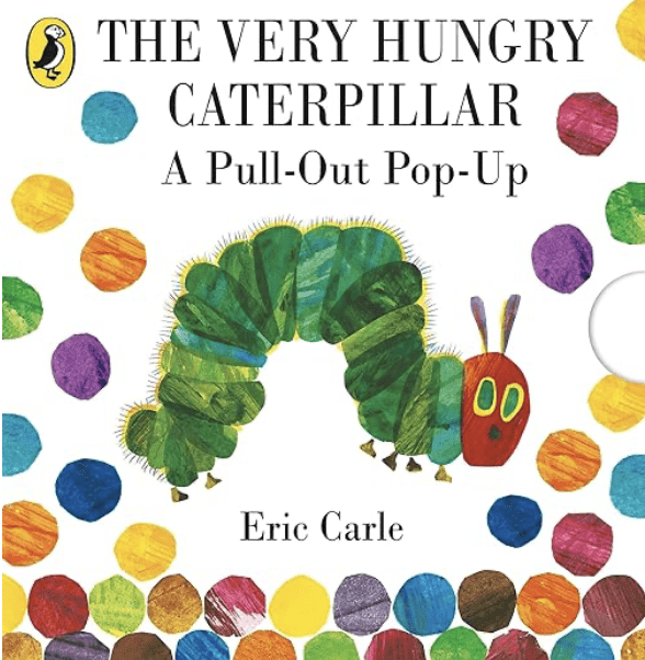 Image du livre "The Very Hungry Caterpillar" d'Eric Carle - Conseils de lecture - 5 livres pour enfants ou débutants à lire en anglais cet été